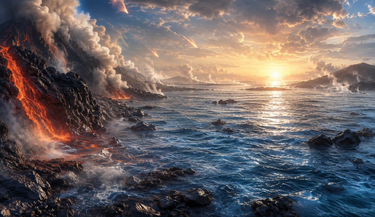 how earth's first oceans formed