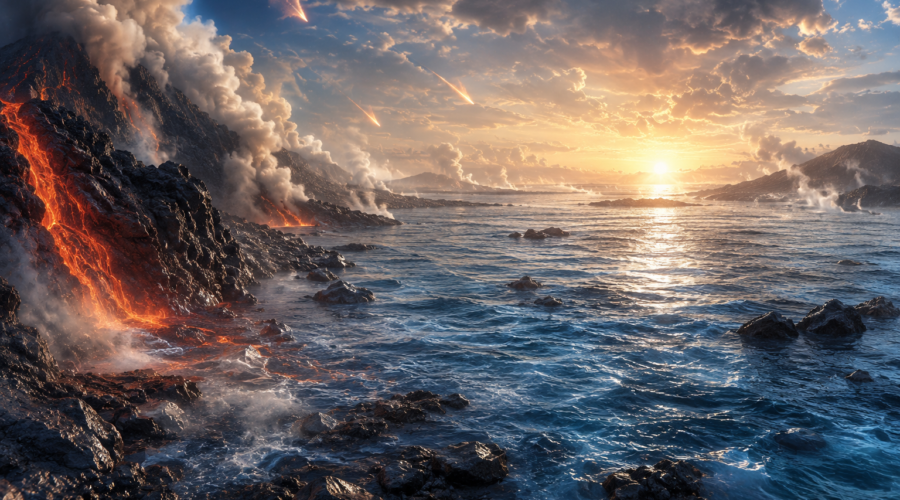 how earth's first oceans formed