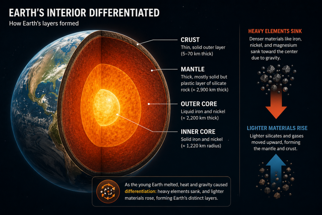how did earth form