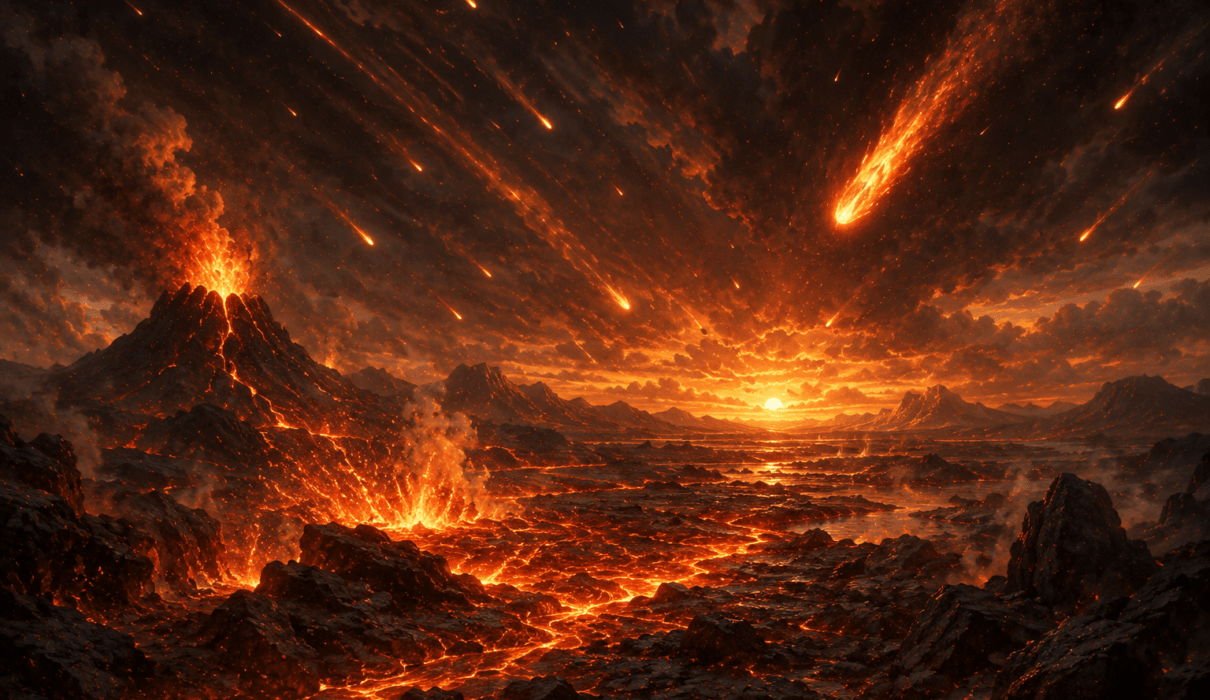 what was earth like in the hadean era