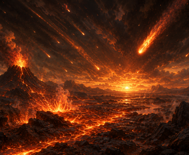 what was earth like in the hadean era