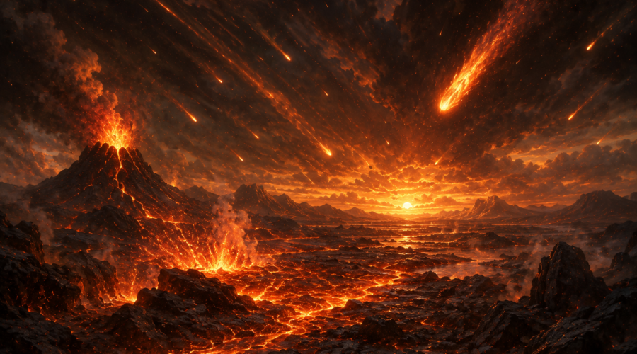 what was earth like in the hadean era