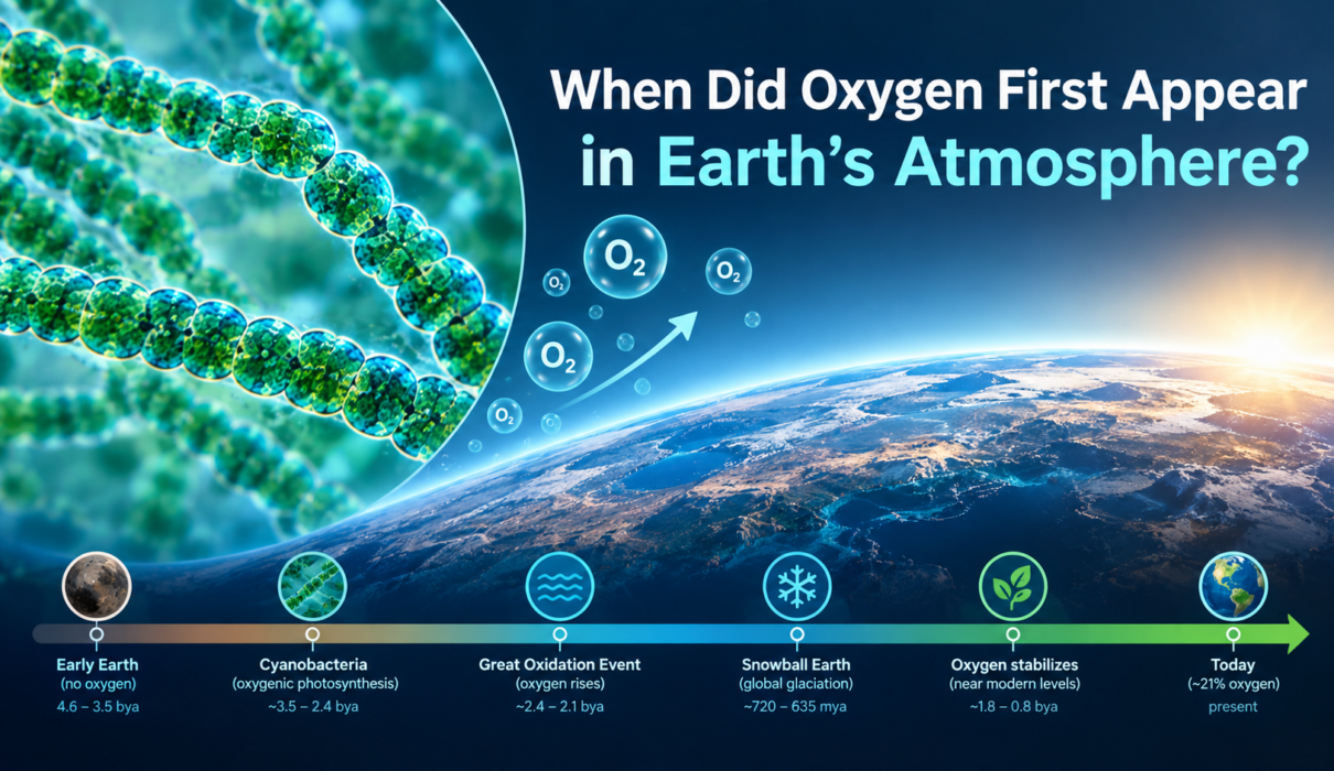 When Did Oxygen First Appear in Earth’s Atmosphere?